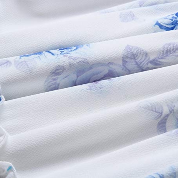 Floral Spaghetti Strap Flowy Summer Dress - Picture 5 of 5